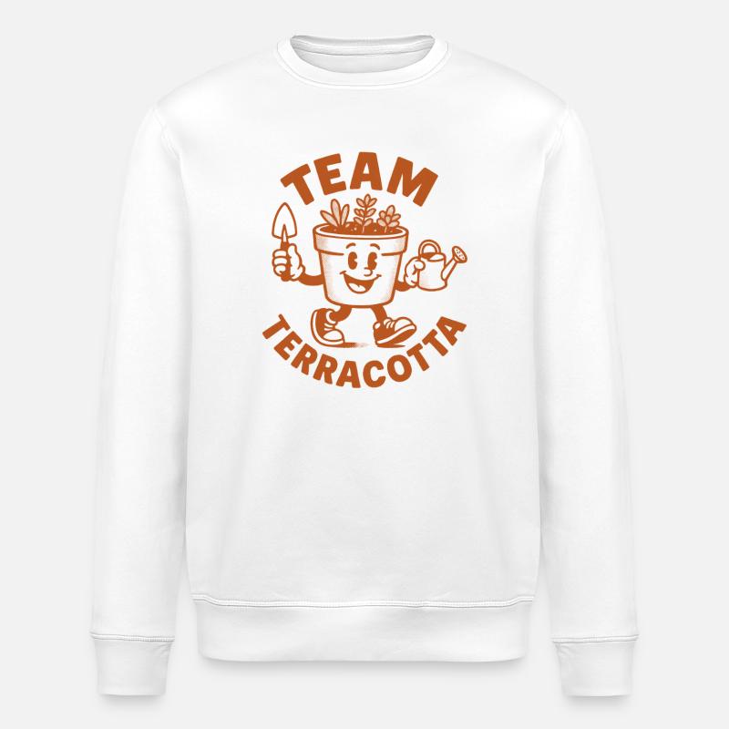 Team Terrakotta | Sukkulenten - Stanley/Stella Unisex Bio-Sweatshirt ROLLER - Weiß