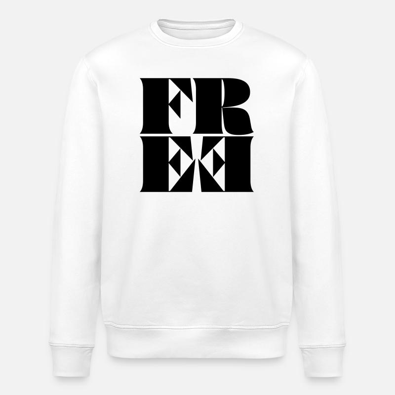 Free - Stanley/Stella ROLLER Unisex Organic Sweatshirt - white