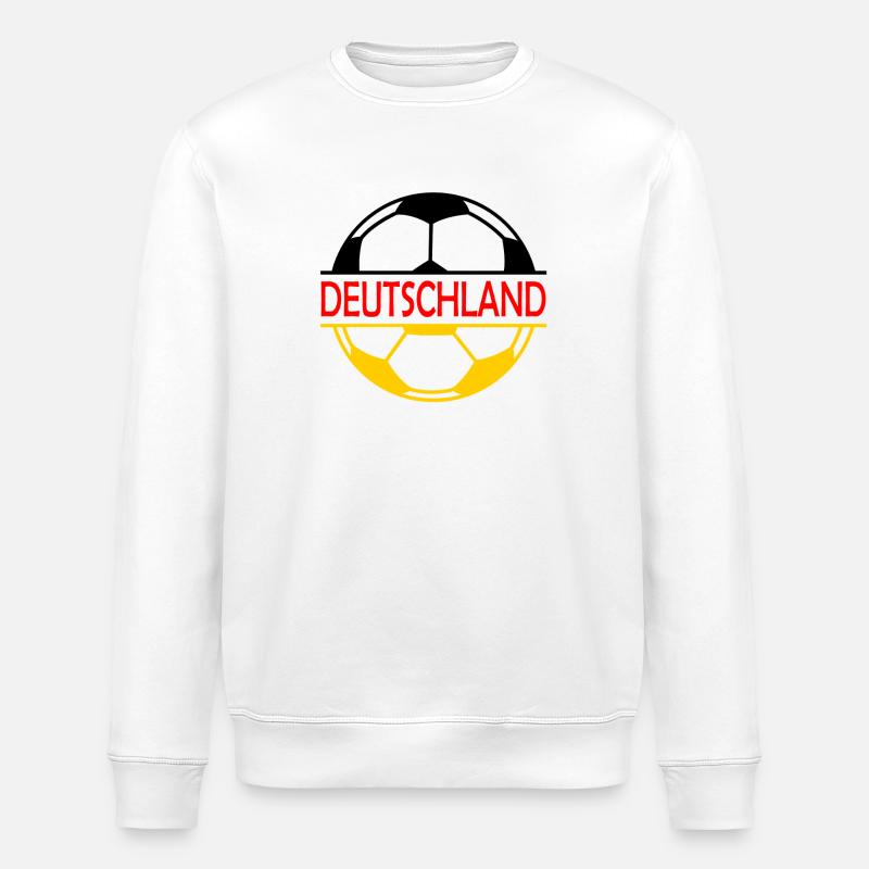 Deutschland Fußball - Stanley/Stella Unisex Bio-Sweatshirt ROLLER - Weiß