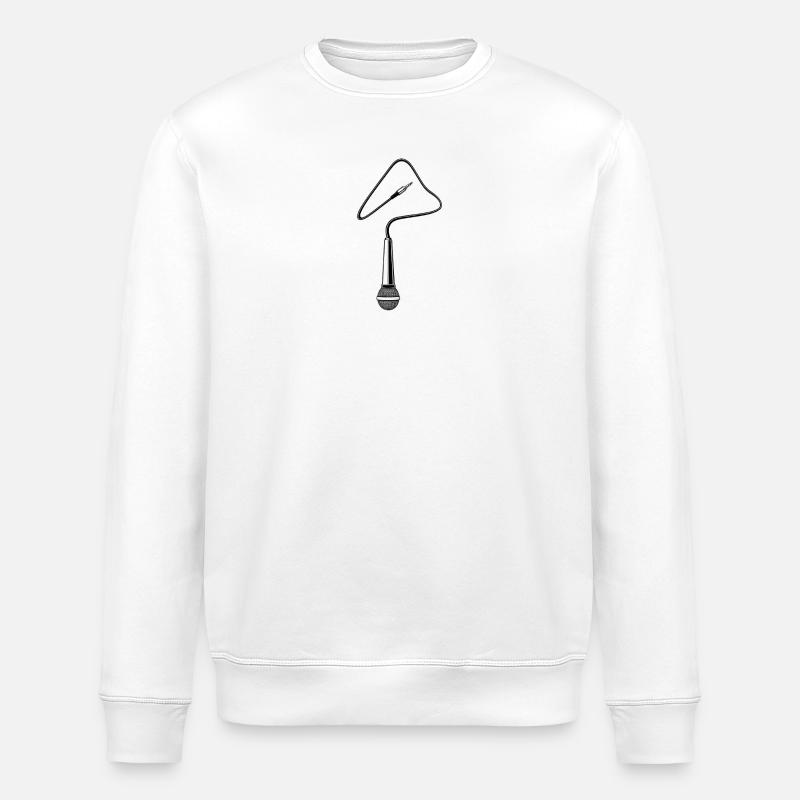 micro - Stanley/Stella ROLLER Unisex Organic Sweatshirt - white