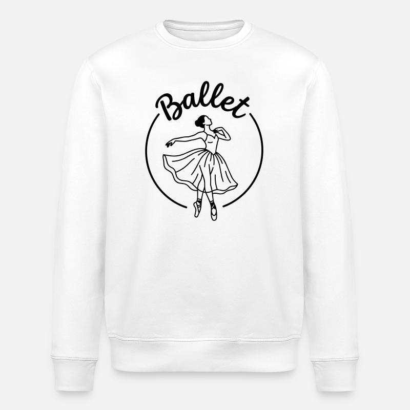 ballet - Sweat bio ROLLER Stanley/Stella Unisexe - blanc