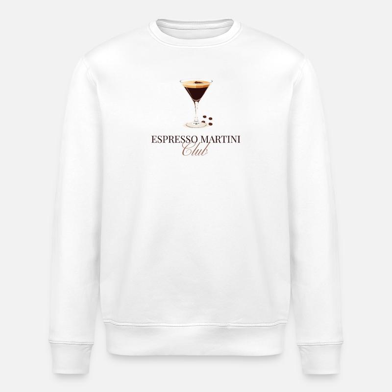 Espresso Martini Club - Sweat bio ROLLER Stanley/Stella Unisexe - blanc