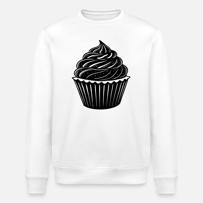 Cupcakes - Stanley/Stella Unisex Bio-Sweatshirt ROLLER - Weiß