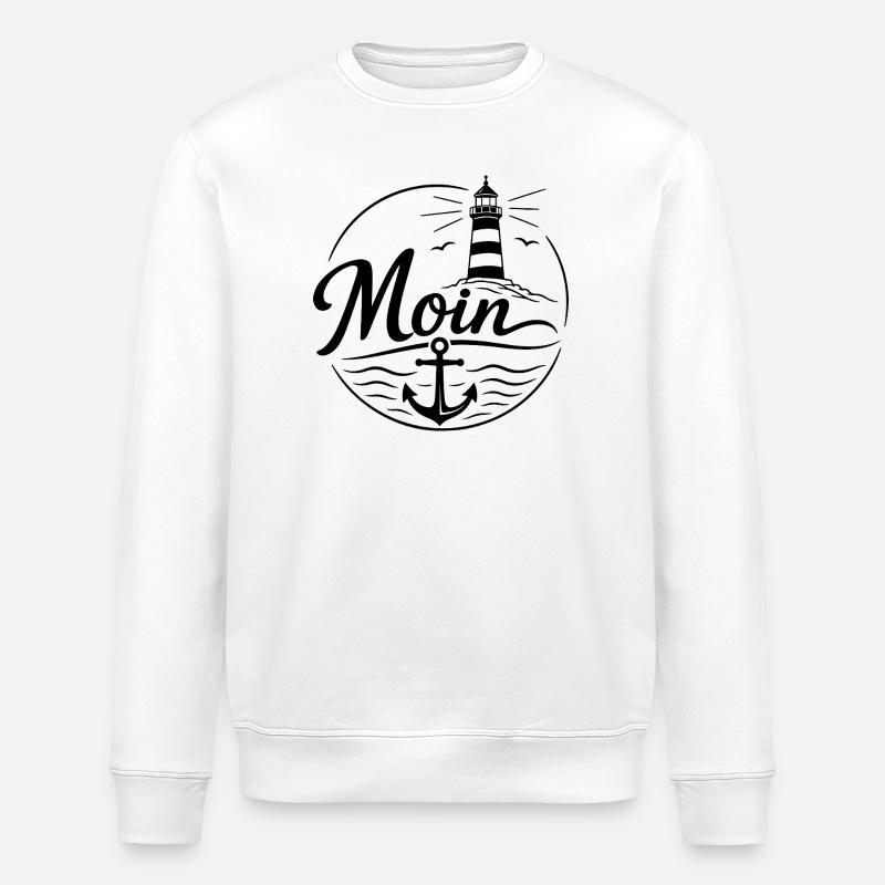 Moin - Stanley/Stella Unisex Bio-Sweatshirt ROLLER - Weiß