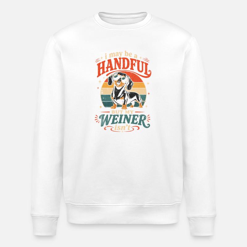 Quelques teckels rétro viennois - Sweat bio ROLLER Stanley/Stella Unisexe - blanc