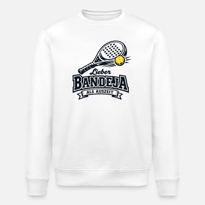 Lieber Bandeja Als Auszeit - Stanley/Stella Unisex Bio-Sweatshirt ROLLER - Weiß