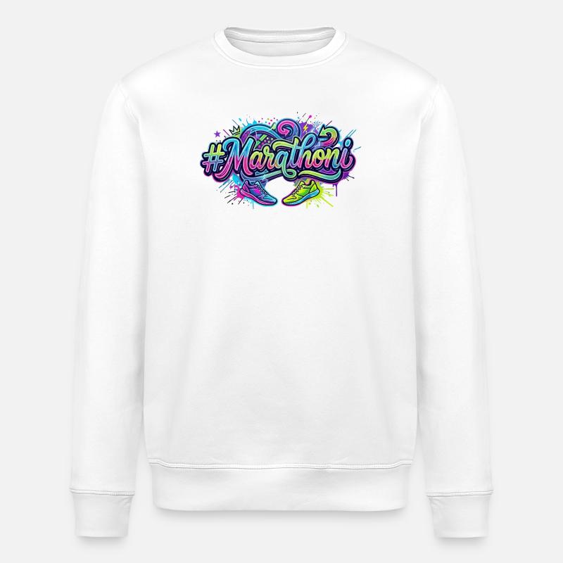 Chaussures de course Marathoni Graffiti - Sweat bio ROLLER Stanley/Stella Unisexe - blanc