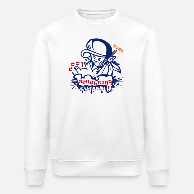 Schulkind - Stanley/Stella Unisex Bio-Sweatshirt ROLLER - Weiß
