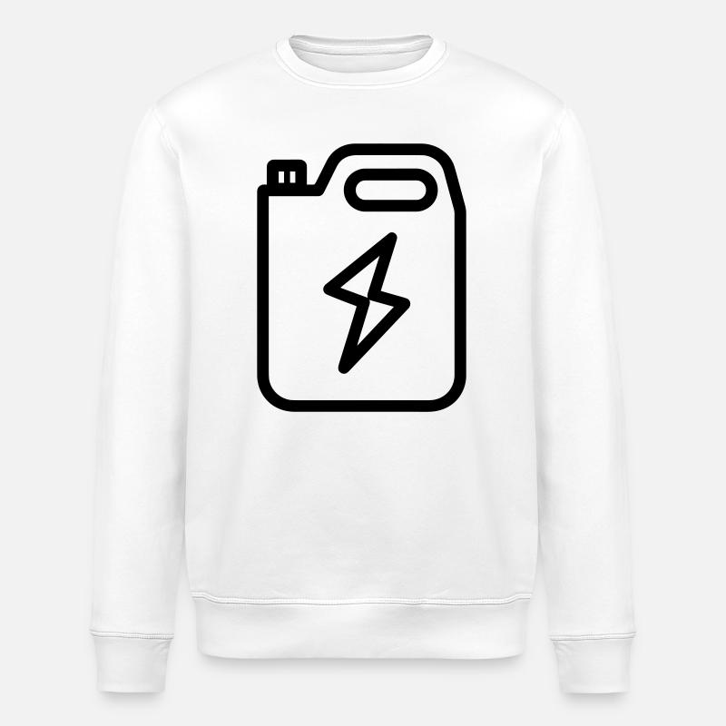 fuel - Stanley/Stella ROLLER Unisex Organic Sweatshirt - white