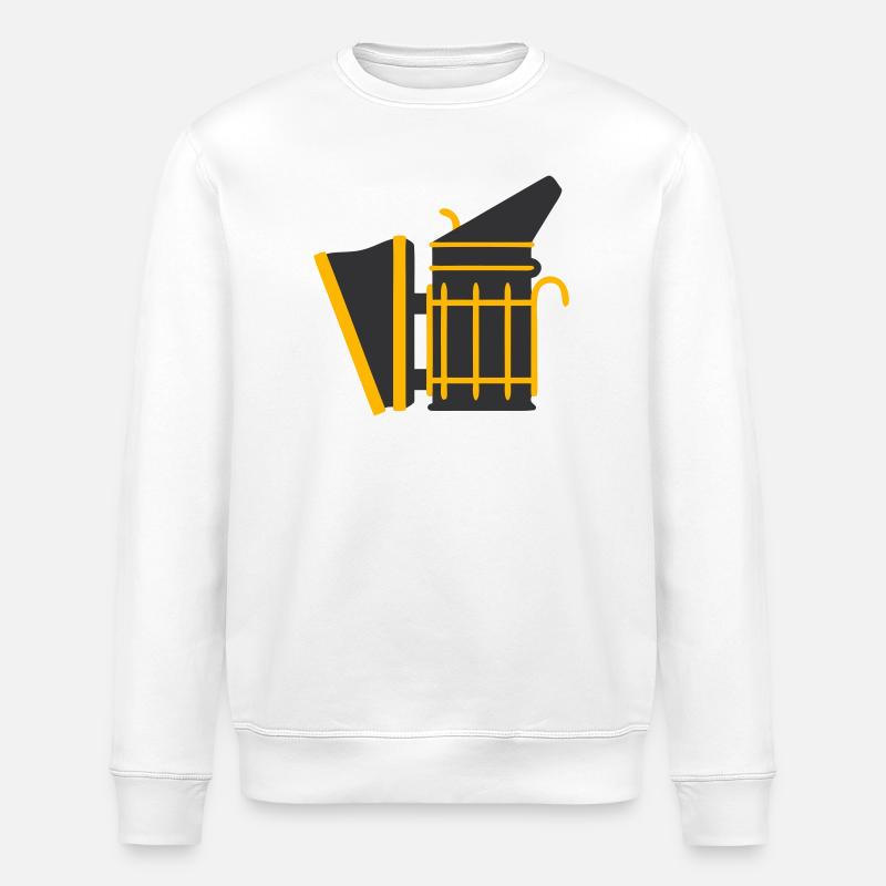 Beekeeper Smoker Smoking Device Beekeeping Beekeeping - Stanley/Stella ROLLER Unisex Organic Sweatshirt - white