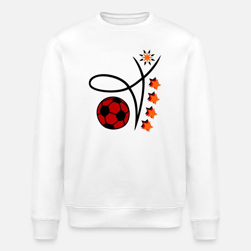 Football Event - Stanley/Stella ROLLER Unisex Organic Sweatshirt - white