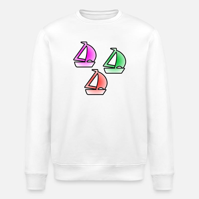 Sail - Stanley/Stella ROLLER Unisex Organic Sweatshirt - white