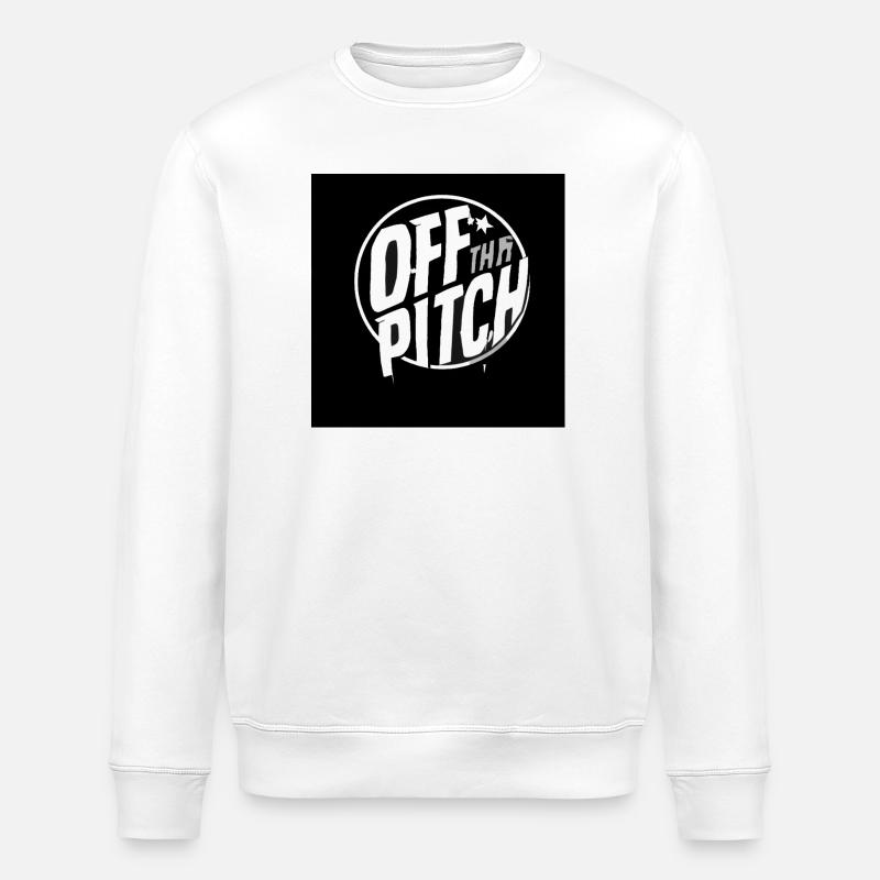 Off the Pitch Circle Logo - Stanley/Stella Unisex Bio-Sweatshirt ROLLER - Weiß