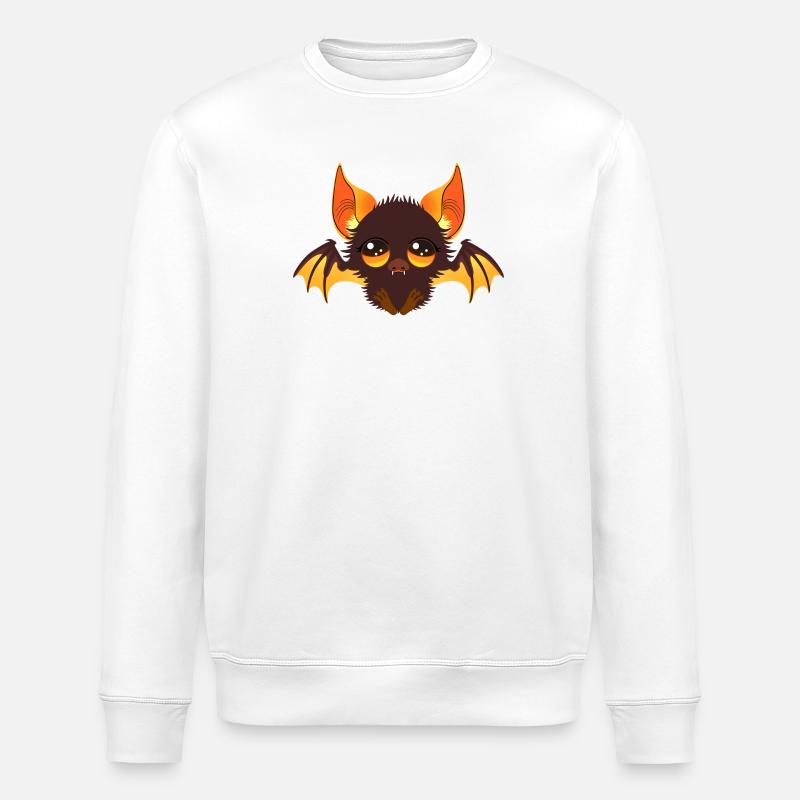 Motiv_Fledermaus - Sweat bio ROLLER Stanley/Stella Unisexe - blanc