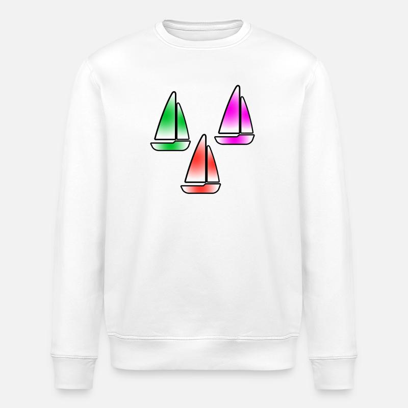 Sail - Stanley/Stella ROLLER Unisex Organic Sweatshirt - white