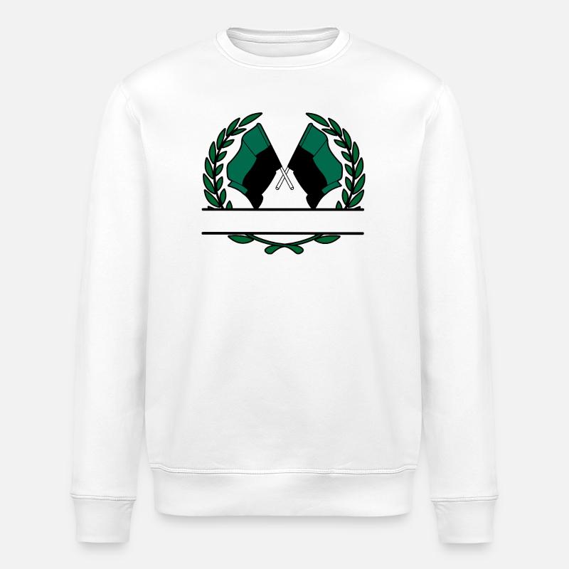 Texel Laurel Custom – Édition Island - Sweat bio ROLLER Stanley/Stella Unisexe - blanc