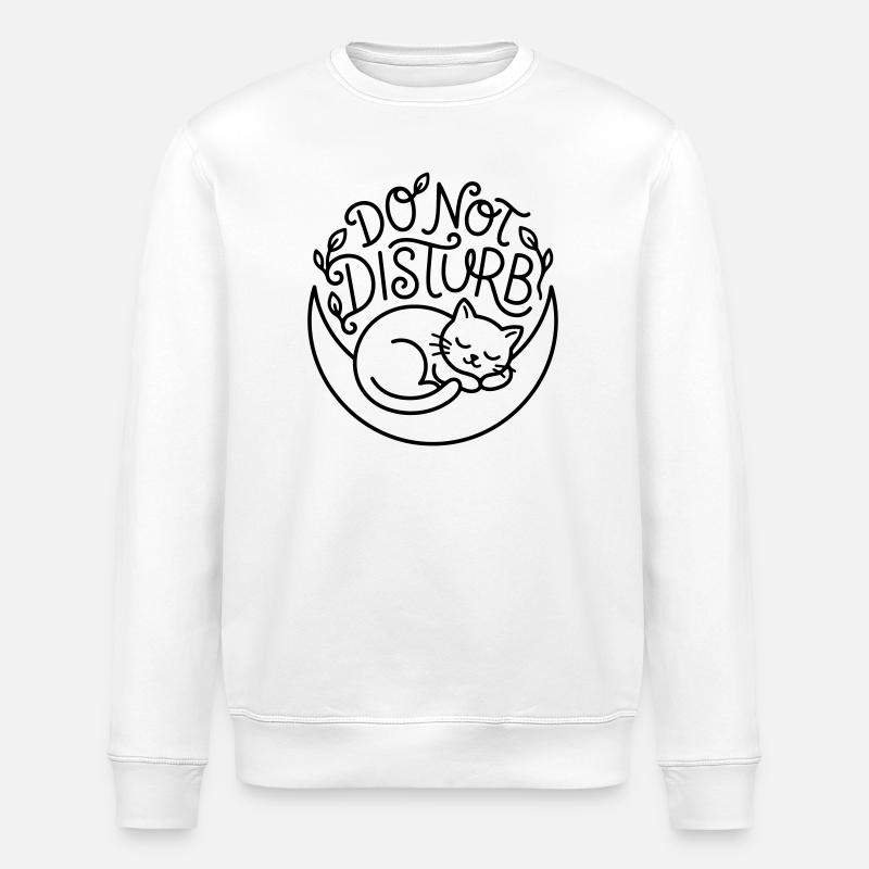 Ne pas déranger - Sweat bio ROLLER Stanley/Stella Unisexe - blanc