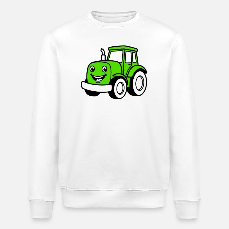 Enfants tracteurs - Sweat bio ROLLER Stanley/Stella Unisexe - blanc