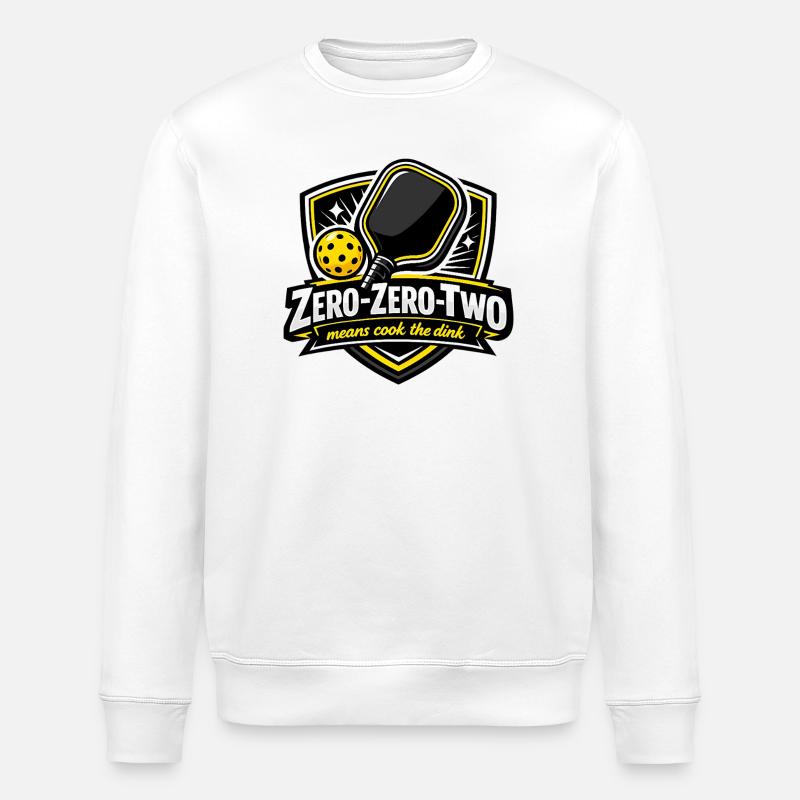 Zero-Zero-Two Pingpong Sieg Design - Stanley/Stella Unisex Bio-Sweatshirt ROLLER - Weiß
