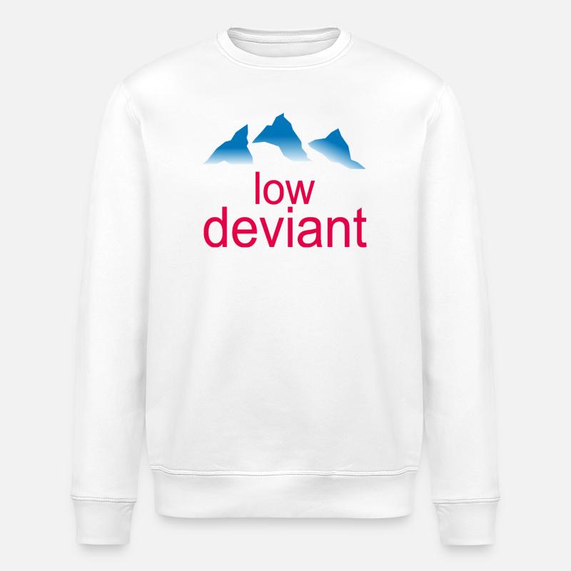 Low Deviant - Stanley/Stella Unisex Bio-Sweatshirt ROLLER - Weiß