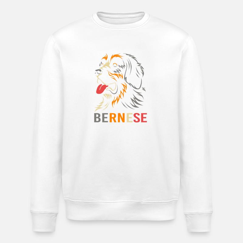 Bouvier bernois - Sweat bio ROLLER Stanley/Stella Unisexe - blanc