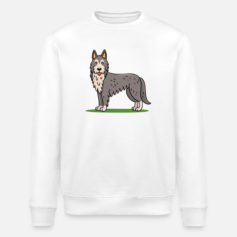 Irish Wolfhound (bande dessinée) - Sweat bio ROLLER Stanley/Stella Unisexe - blanc