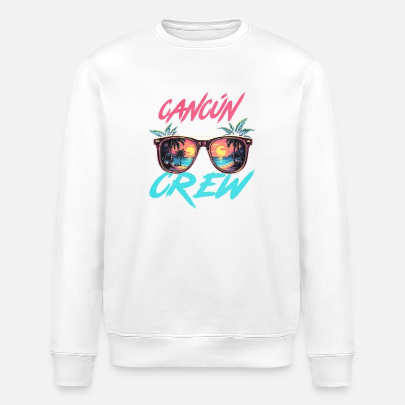 Cancun Party Crew - Stanley/Stella Unisex Bio-Sweatshirt ROLLER - Weiß