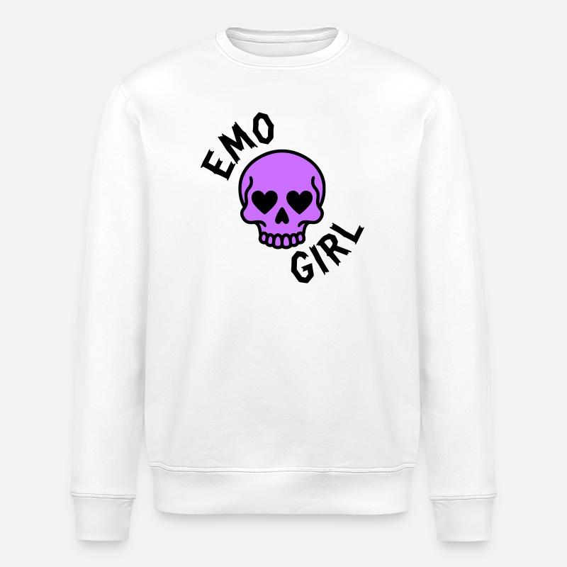 Fille emo - Sweat bio ROLLER Stanley/Stella Unisexe - blanc