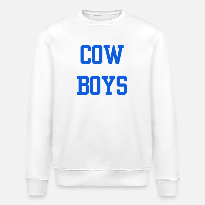 Cowboys - Sweat bio ROLLER Stanley/Stella Unisexe - blanc
