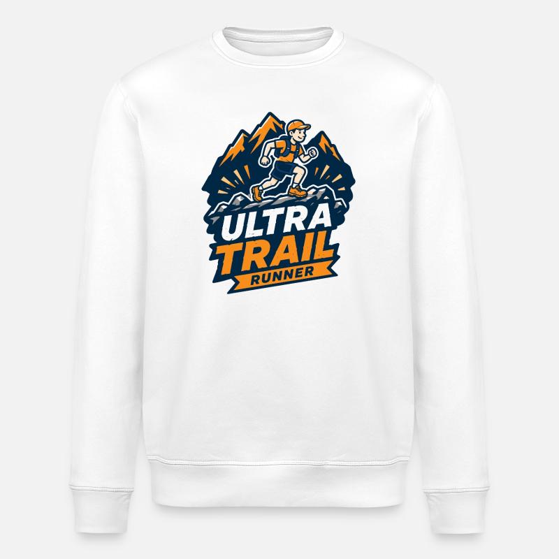 Ultra Trail Runner - Stanley/Stella Unisex Bio-Sweatshirt ROLLER - Weiß