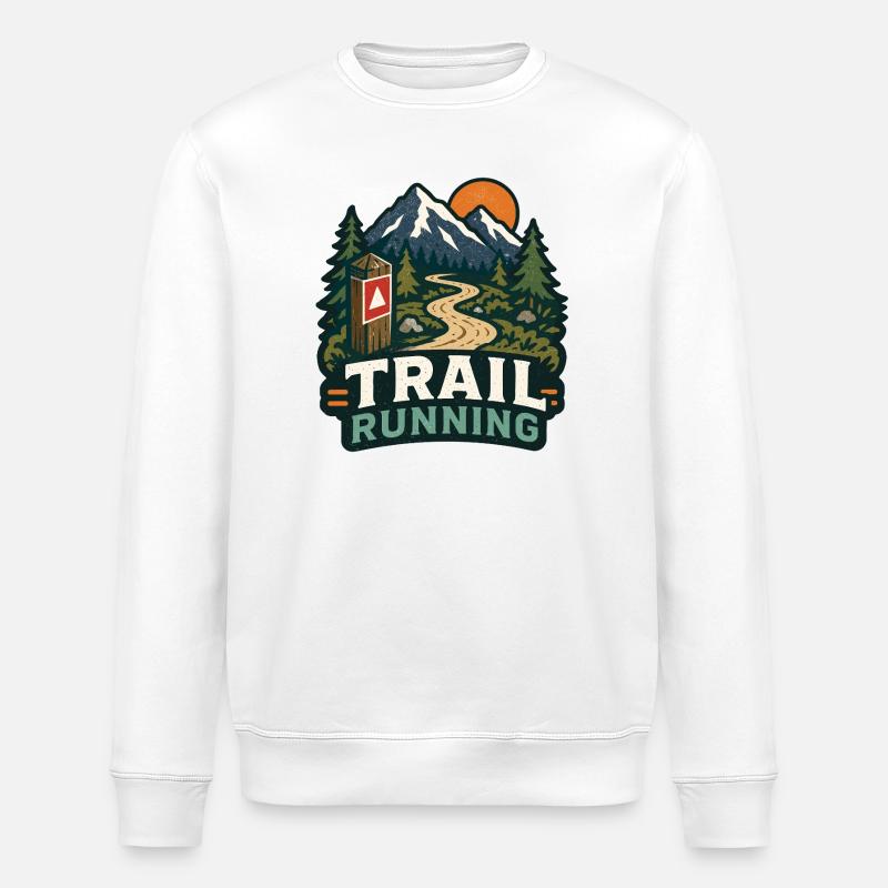 Trailrunning - Stanley/Stella Unisex Bio-Sweatshirt ROLLER - Weiß