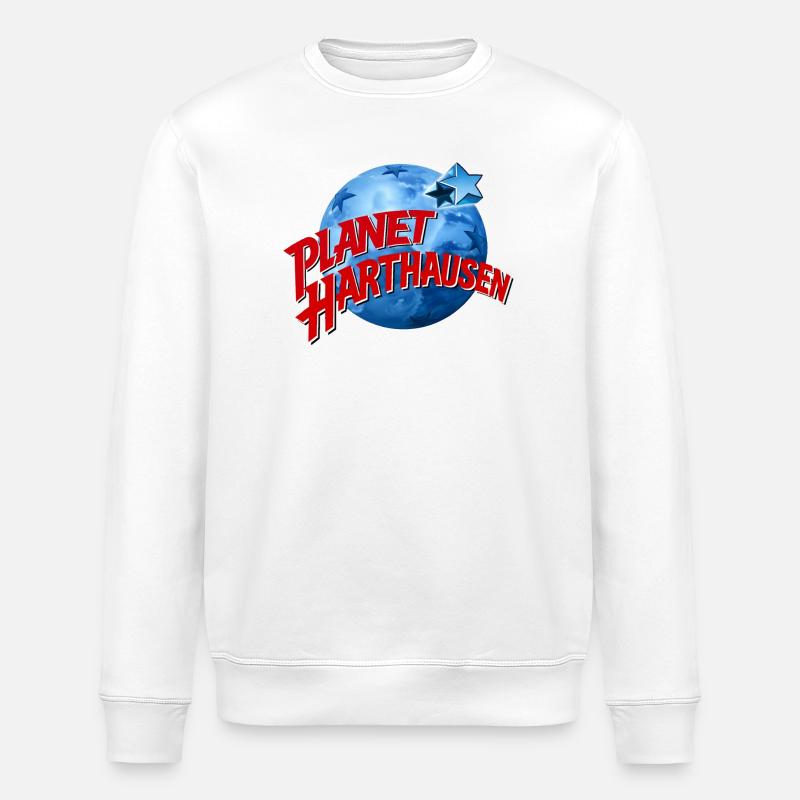 Planet Harthausen - Stanley/Stella Unisex Bio-Sweatshirt ROLLER - Weiß