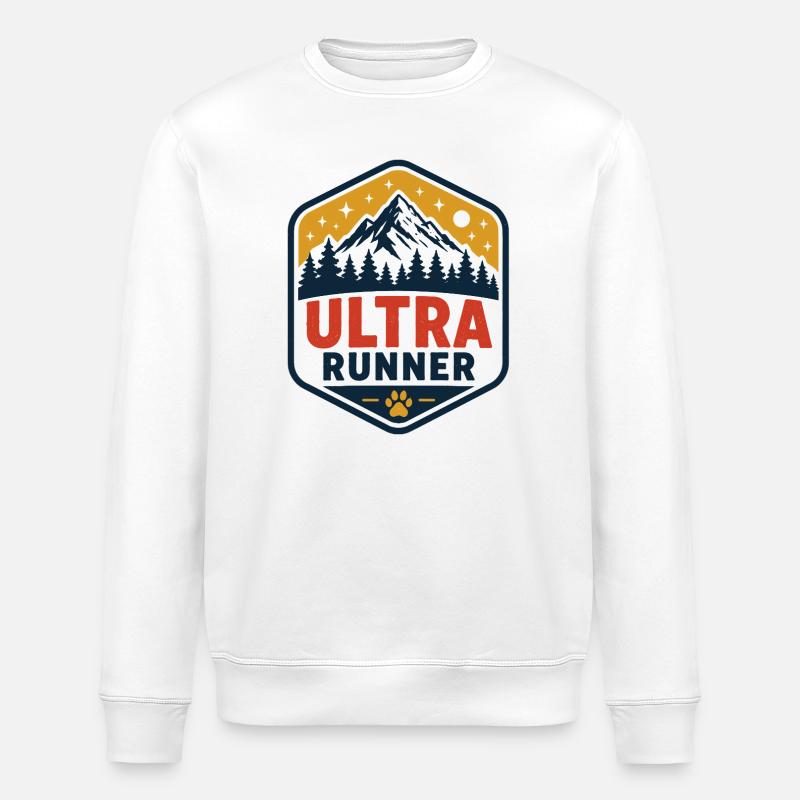 Ultra coureur - Sweat bio ROLLER Stanley/Stella Unisexe - blanc