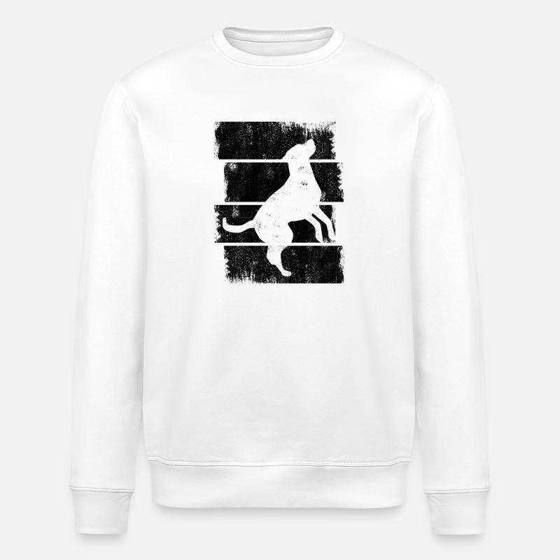 Hund - Stanley/Stella Unisex Bio-Sweatshirt ROLLER - Weiß