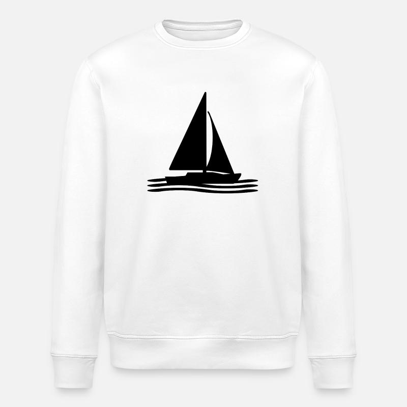 Sail - Stanley/Stella ROLLER Unisex Organic Sweatshirt - white
