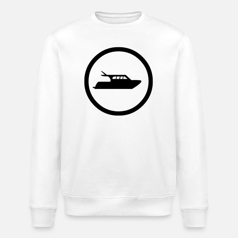 Canot automobile - Sweat bio ROLLER Stanley/Stella Unisexe - blanc