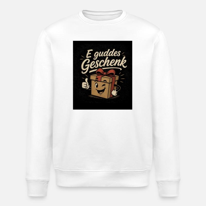 Geschenk T-Shirt - Stanley/Stella Unisex Bio-Sweatshirt ROLLER - Weiß