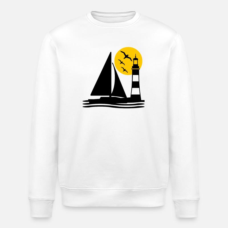 Sail - Stanley/Stella ROLLER Unisex Organic Sweatshirt - white