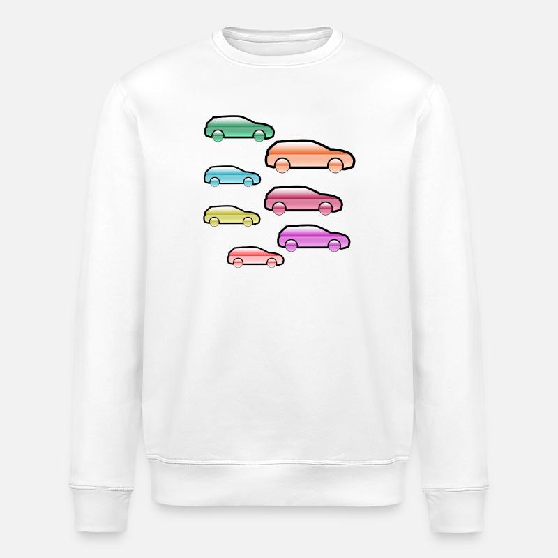Automobiles - Sweat bio ROLLER Stanley/Stella Unisexe - blanc