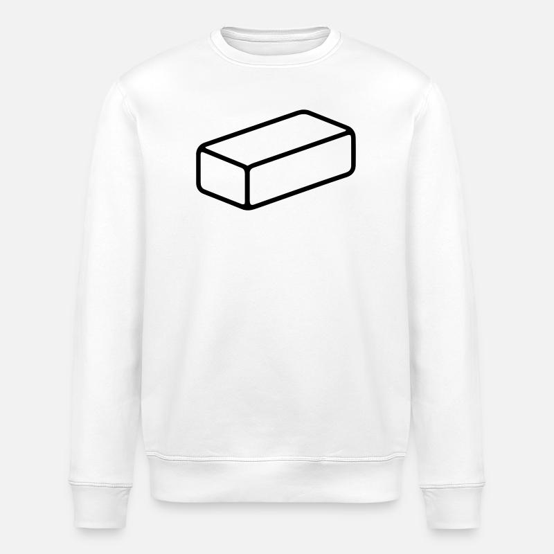 brique - Sweat bio ROLLER Stanley/Stella Unisexe - blanc