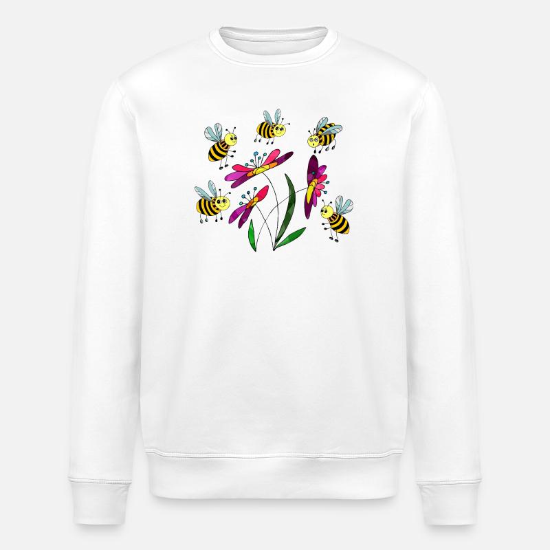 Insectes - Sweat bio ROLLER Stanley/Stella Unisexe - blanc