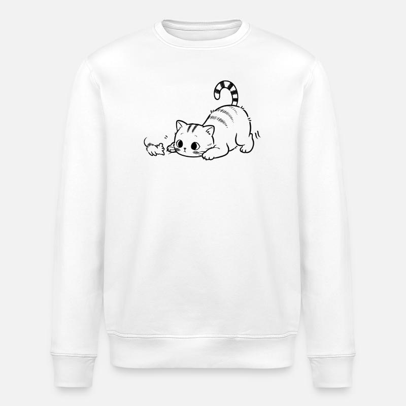 Pounce Mode Activated - Stanley/Stella Unisex Bio-Sweatshirt ROLLER - Weiß