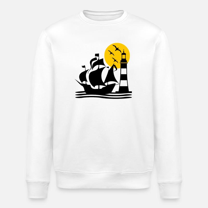 Segeln - Stanley/Stella Unisex Bio-Sweatshirt ROLLER - Weiß