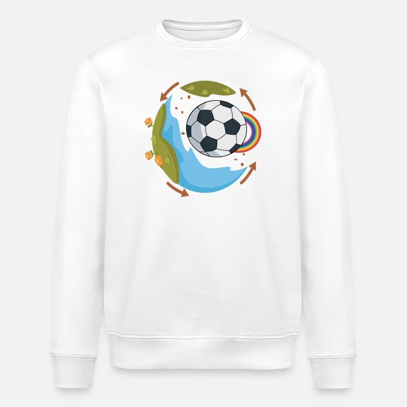  Fußball Event  - Stanley/Stella Unisex Bio-Sweatshirt ROLLER - Weiß