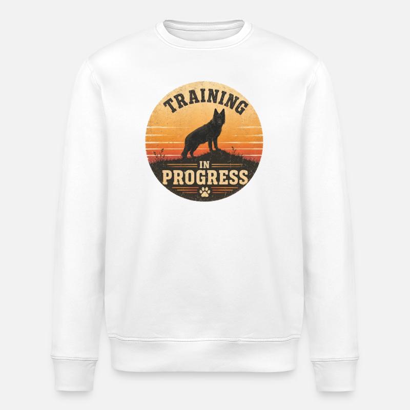 Training in Progress - Stanley/Stella Unisex Bio-Sweatshirt ROLLER - Weiß