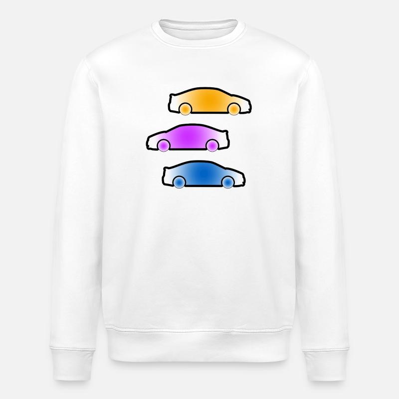 Autos - Stanley/Stella Unisex Bio-Sweatshirt ROLLER - Weiß