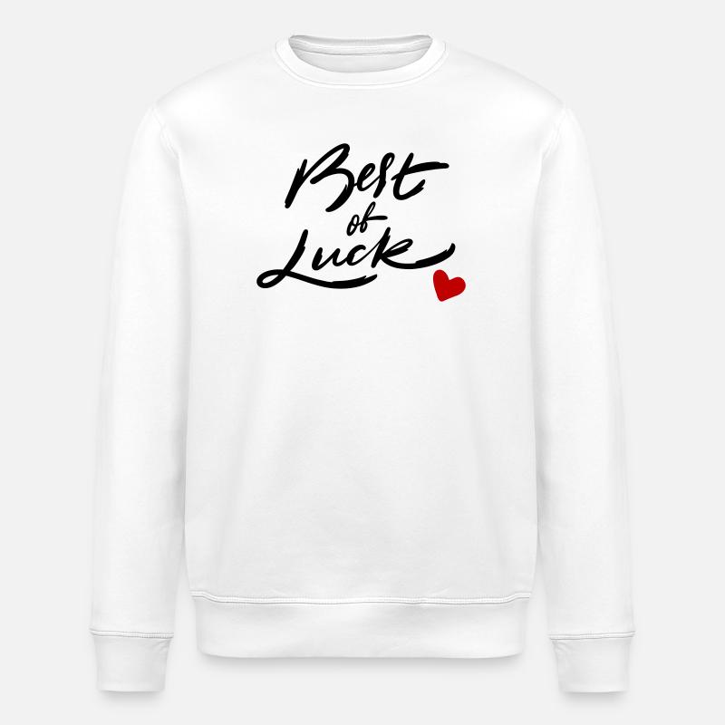 Viel Glück - Stanley/Stella Unisex Bio-Sweatshirt ROLLER - Weiß