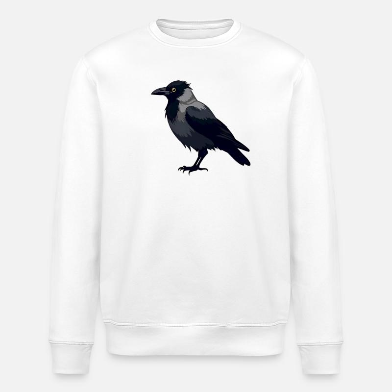 Schwarzer Rabe - Stanley/Stella Unisex Bio-Sweatshirt ROLLER - Weiß