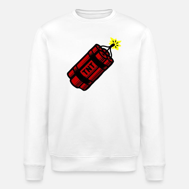 Dynamite Tnt - Sweat bio ROLLER Stanley/Stella Unisexe - blanc
