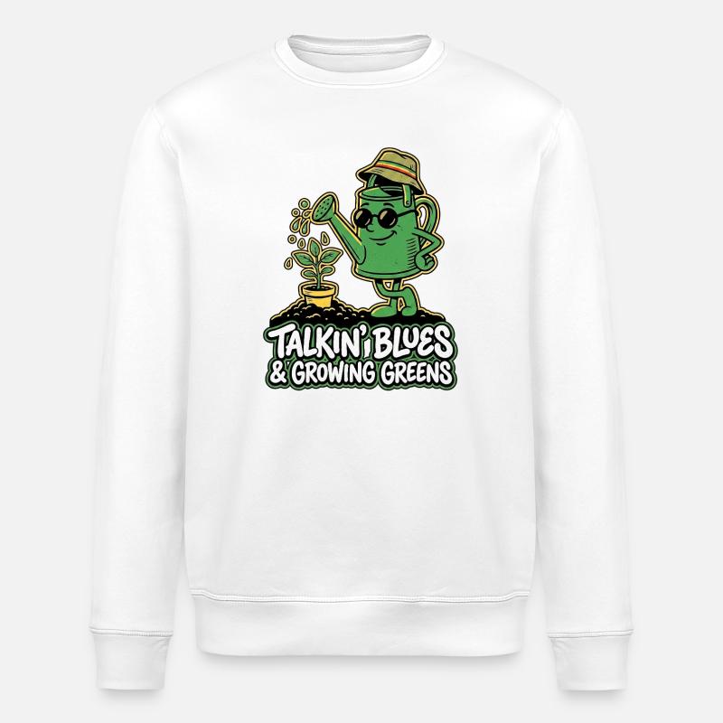 Growing Greens - Stanley/Stella Unisex Bio-Sweatshirt ROLLER - Weiß